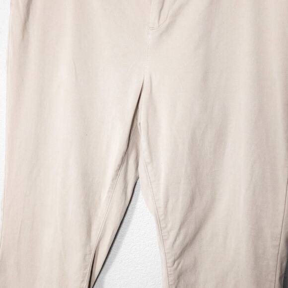 NYDJ Women’s Pants Elevated Basics Capsule Wardrobe Beige Stretch Trousers Sz 14 - Picture 4 of 9